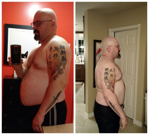 Alain Frenette before and after