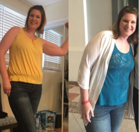 Jenn Vogt before and after